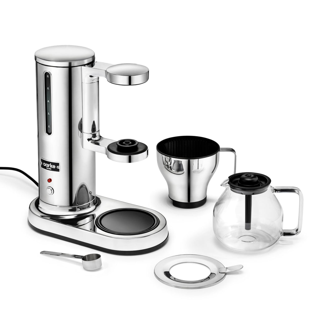 aarke Drip Coffee Maker with 42oz Glass Carafe, Stainless Steel