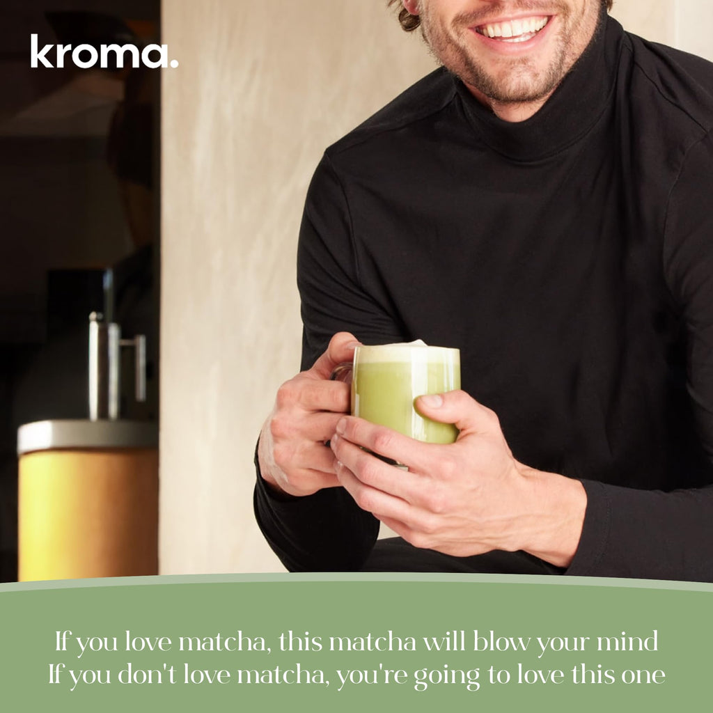 Kroma Beauty Matcha Latte with Collagen, 17.75 oz, 503g, 60 Servings