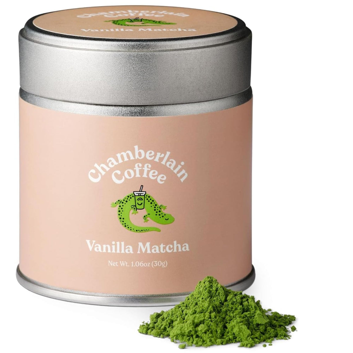 Chamberlain Coffee Green Tea Ceremonial Grade A Matcha Tin, 30 Servings