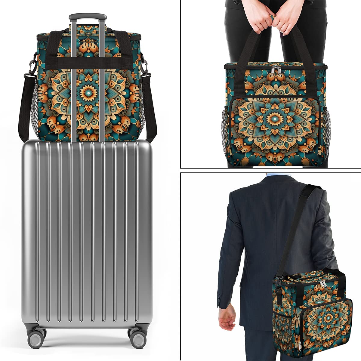 Coffee Maker Bag Compatible with K-Mini or K-Mini Plus Mandala Flower