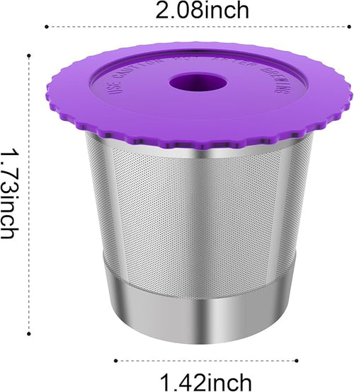 1 pack Stainless Steel reusable k cup compatible with keurig 1.0 and 2.0 coffee makers