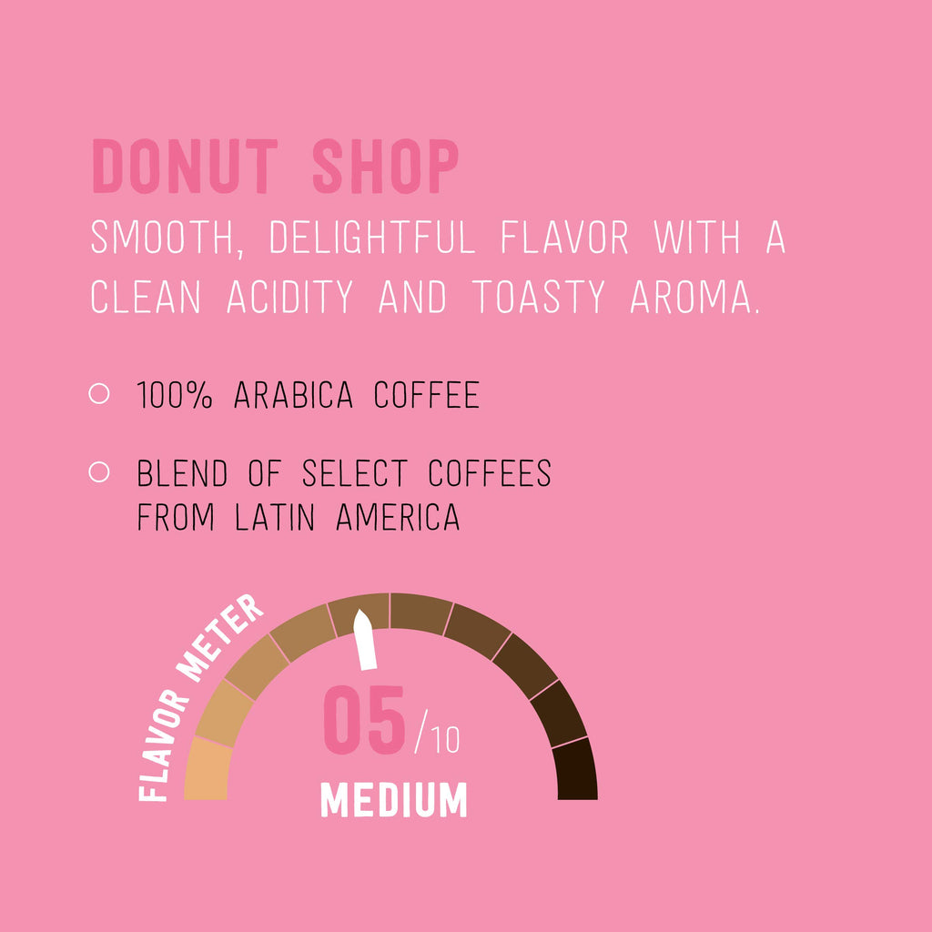 Amazon Brand - Happy Belly Medium Roast Coffee Pods, Donut Shop, Compatible with Keurig 2.0 K-Cup Brewers, 100 Count