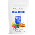 Blue Drink Spirulina Powder, Berry & Honey Refresher 12oz Blue Drink Mix Natural Food Colorant Perfect for Ice Mix Yogurts Baked Treats Loaded Tea Bubble Tea