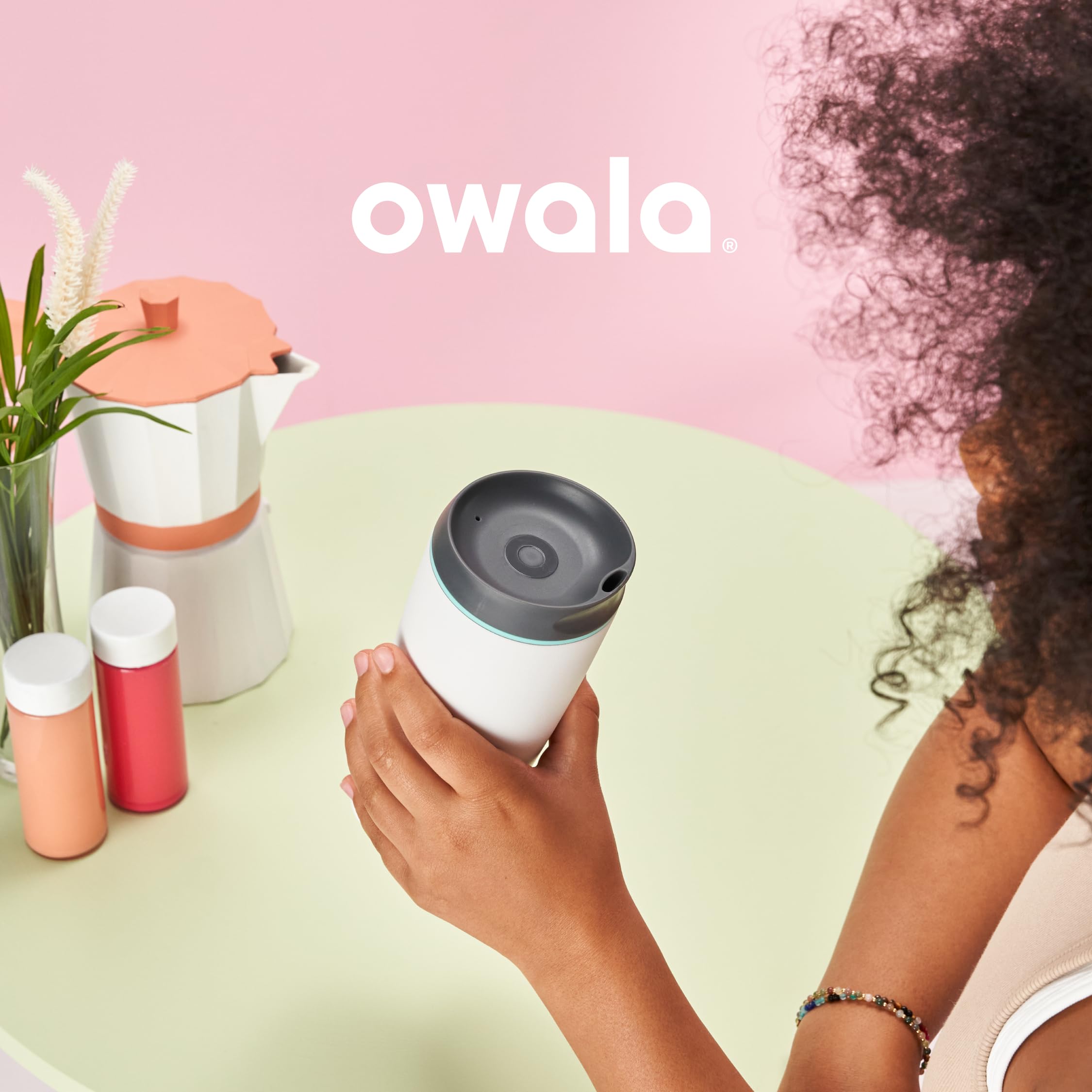 Owala SmoothSip Insulated Travel Coffee Cup 20 oz Watermelon Breeze