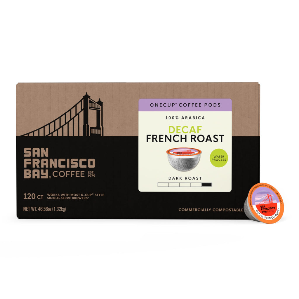 San Francisco Bay DECAF French Roast K-Cup Compatible Coffee Pods, 120 ct