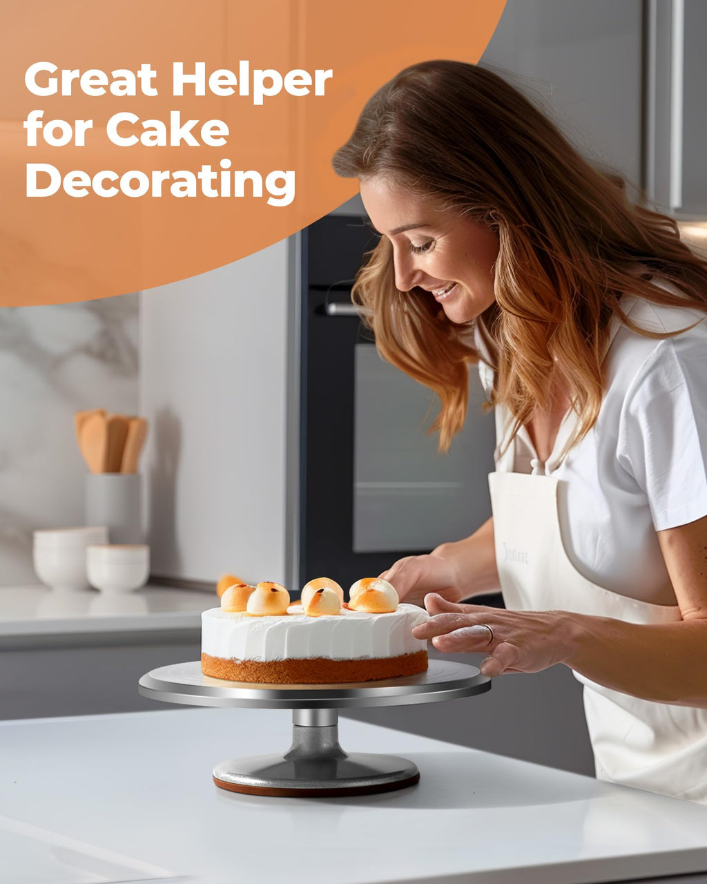 Kootek 180 Aluminum Cake Decorating Kit, Baking Tools for Beginners & Pros