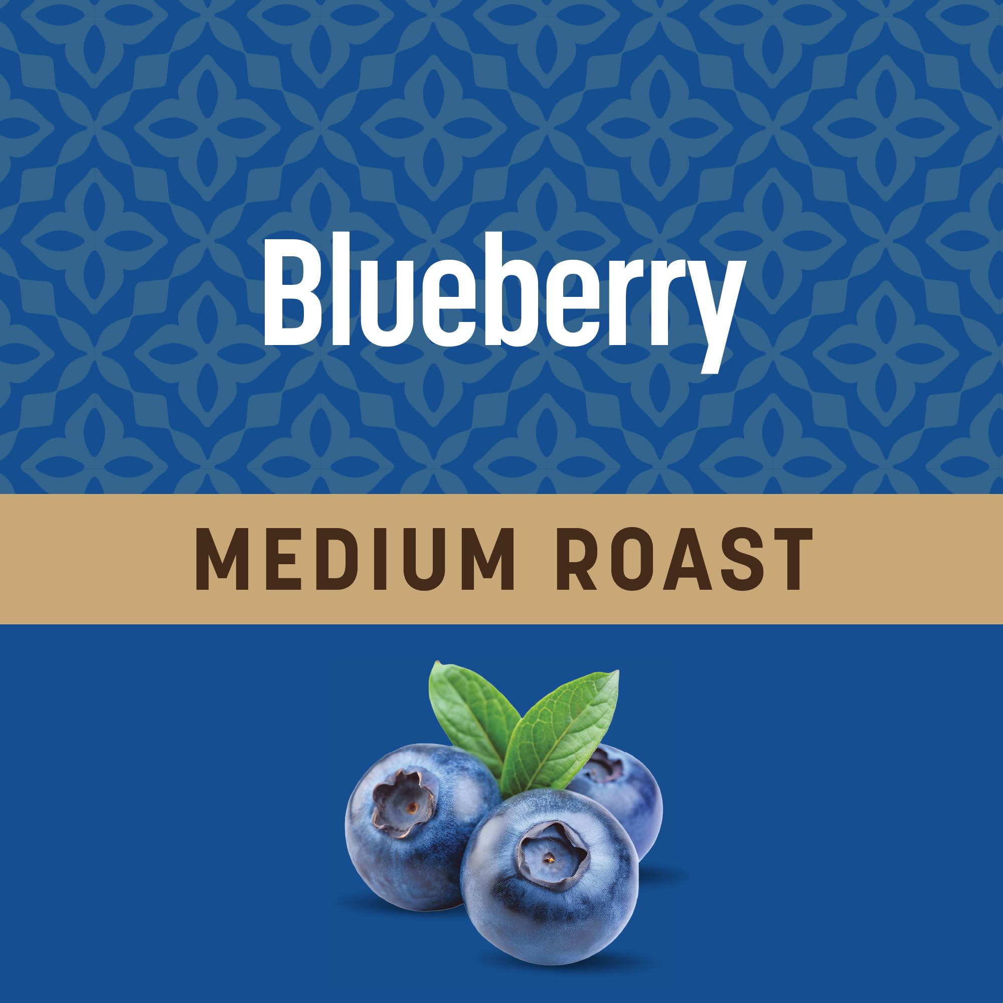Don Francisco's Blueberry Ground Coffee, Medium Roast – 100% Arabica, Flavored Coffee, 3-Pack of 12 oz Bags