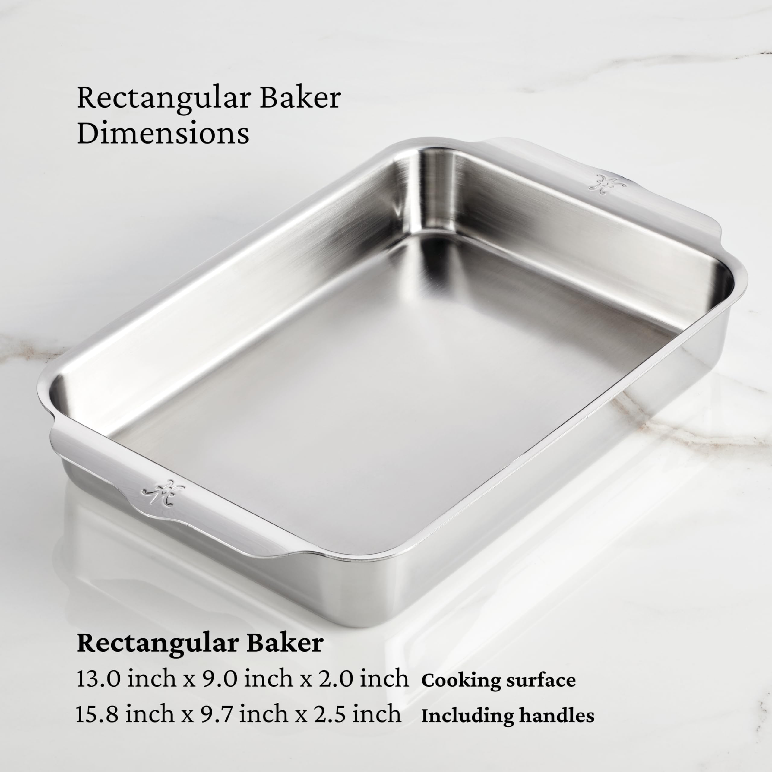 Hestan Provisions OvenBond – 5-Piece Tri-ply Stainless Steel Ovenware Baking Sheet Set