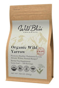 Wild Bliss Organic Yarrow Flower Tea - Caffeine Free Loose Leaf Herbal Tea - Pharmacopoeia Potency - 7 Ounces - 100 Servings