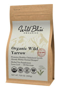 Wild Bliss Organic Yarrow Flower Tea - Caffeine Free Loose Leaf Herbal Tea - Pharmacopoeia Potency - 7 Ounces - 100 Servings