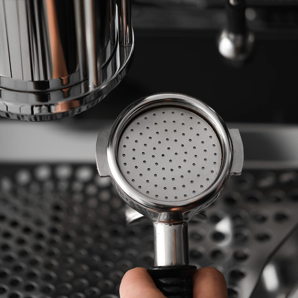 MHW-3BOMBER 54mm Puck Screen - 0.8mm Espresso Puck Screen - Metal Reusable Coffee Filter for Breville Sage 54mm Portafilter Basket - Double-layer Espresso Screen FG5591M-OS