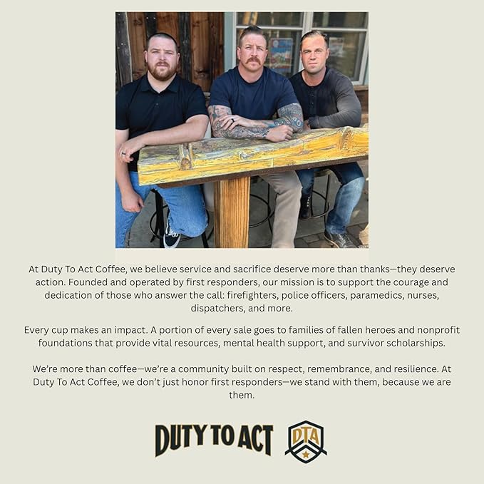 Duty to Act Dark Roast Ground Coffee, 2 lbs (Pack of 3)