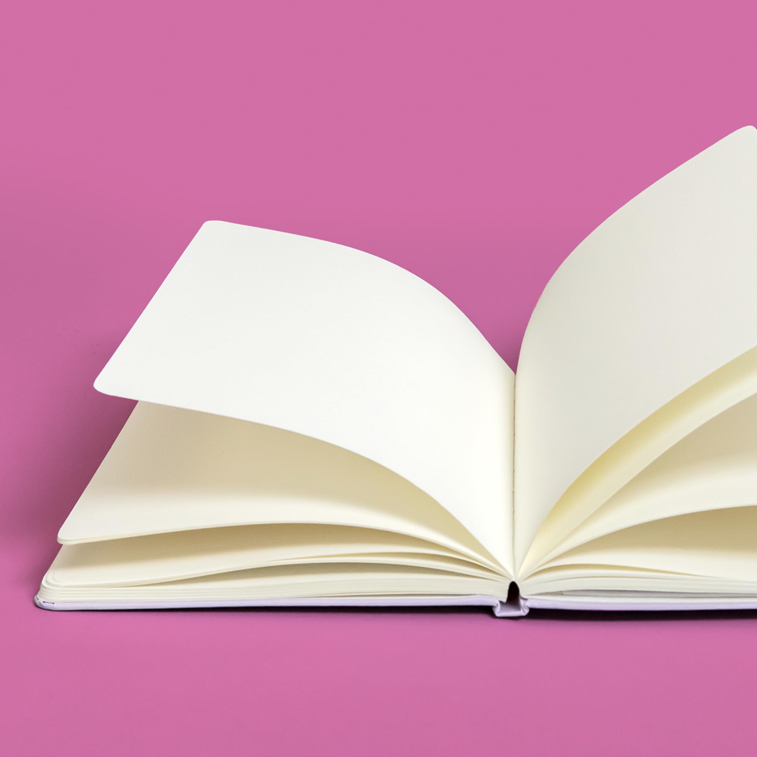 PAPERAGE Blank Journal Notebook, (Dark Green), 160 Pages, Medium 5.6 in x 8 in - 100 GSM Thick Paper – Hardcover Journaling Notebook for Work, School, Note Taking or Sketching