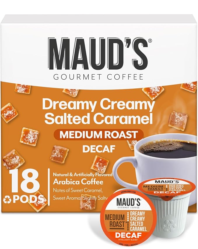 Maud’s Flavored Decaf Coffee Pods Variety Pack, 24ct