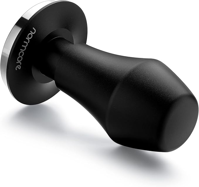 Normcore 49.7mm Coffee Tamper V4 - Spring-loaded Tamper - Barista Tools - Espresso Tamper with Mat For ROK Espresso Maker - Flat Base