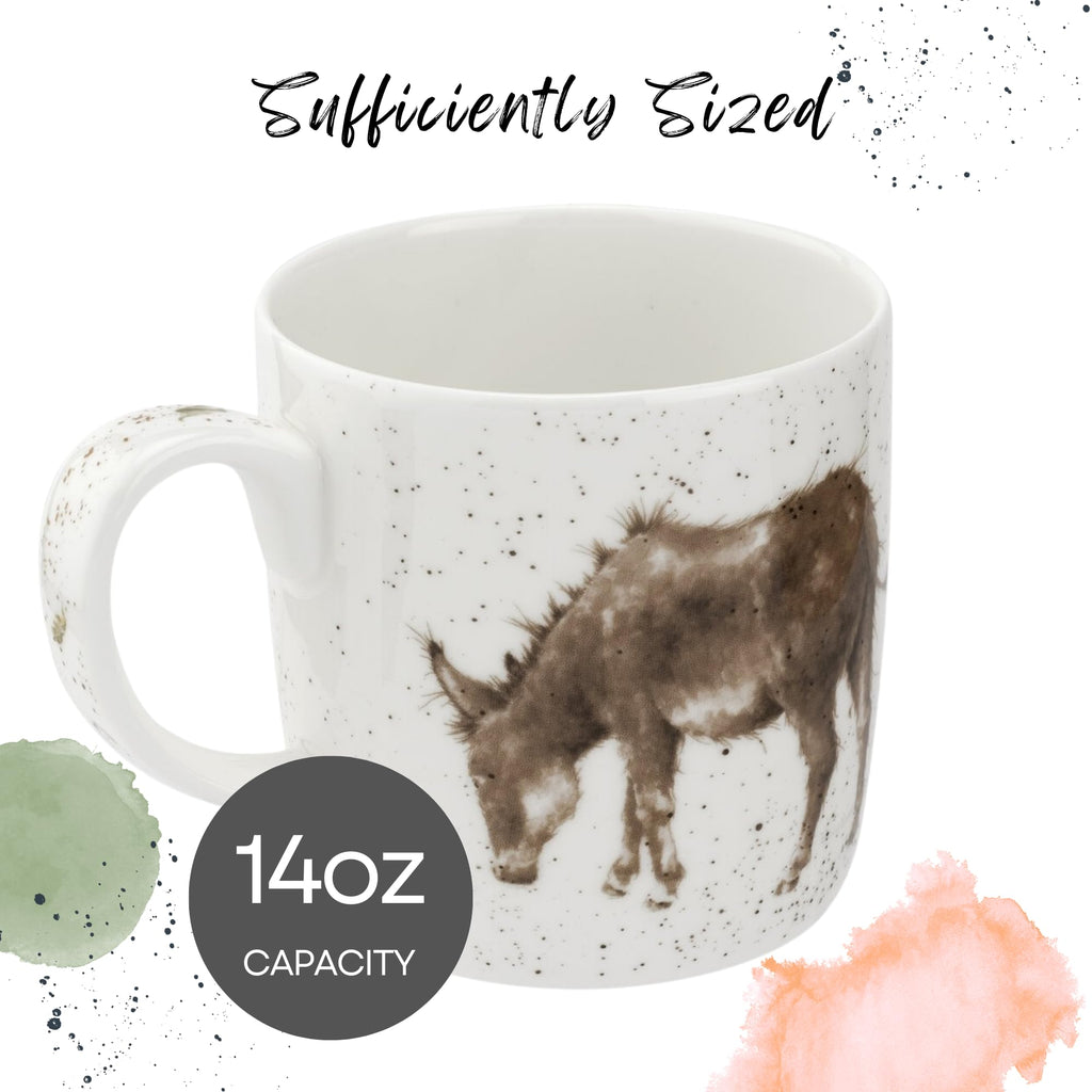 Royal Worcester Wrendale Designs 14 oz Mug, Gentle Jack