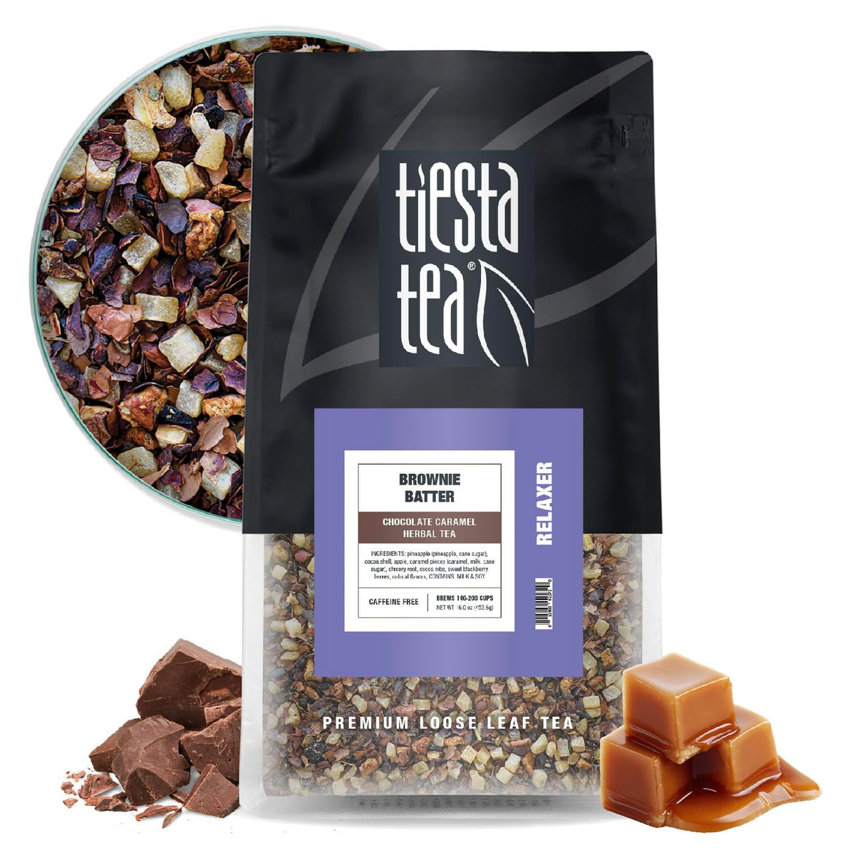 Tiesta Tea - Apple Cider, Loose Leaf, Caramel Apple Herbal Tea Blend, 4oz