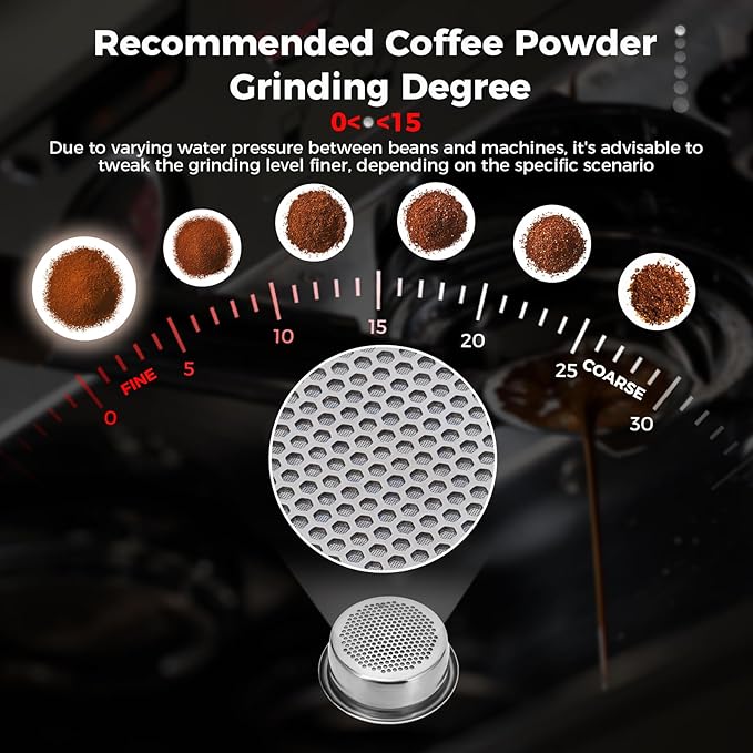 IKAPE Espresso 51mm Portafilter, 2 Ears Coffee Portafilter with Silicone Handle, Compatible with Delonghi ECP3420, EC155, BCO430, EC260 Coffee Machine
