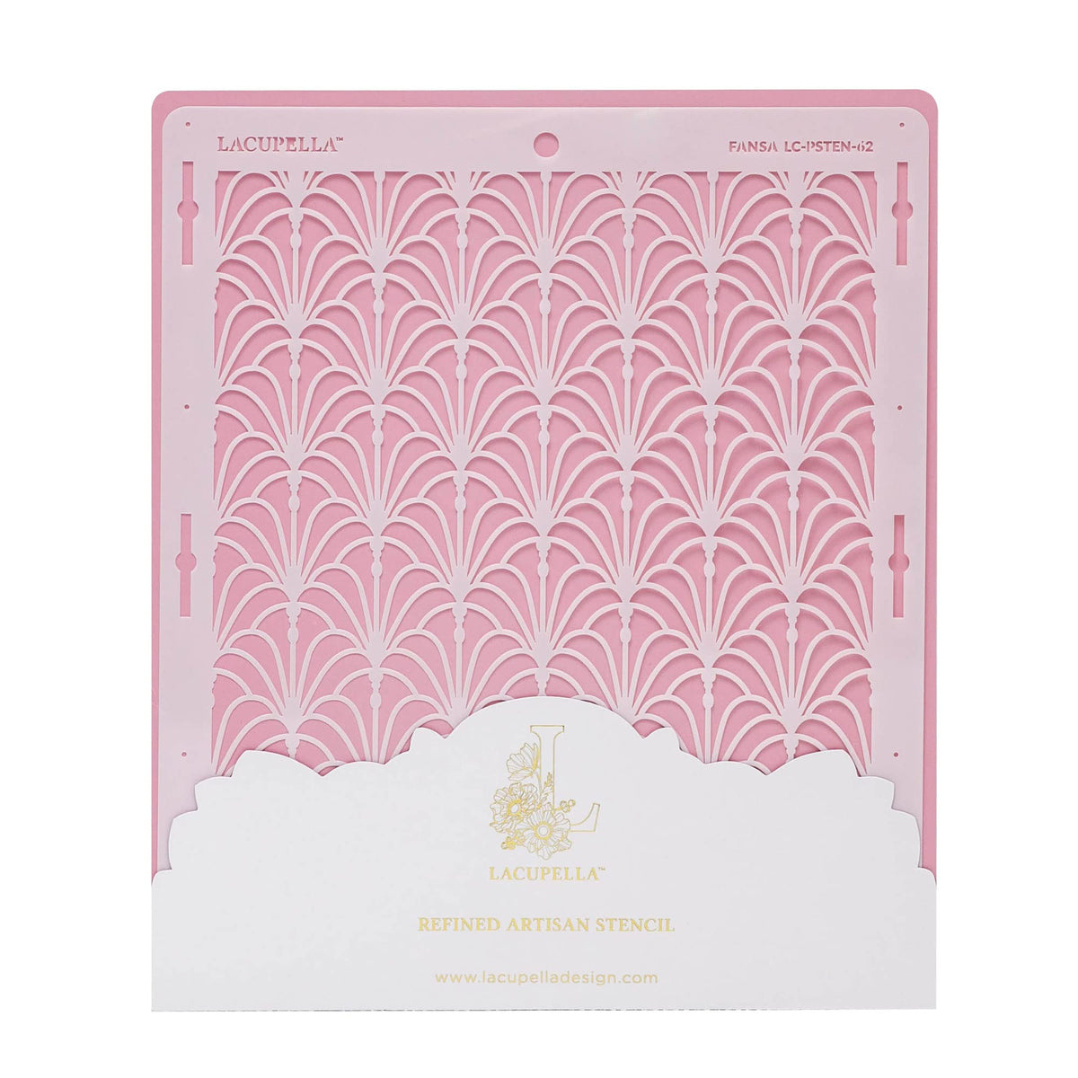 Lacupella Large Cake Decorating Stencil (ENIC) Art Deco Pattern