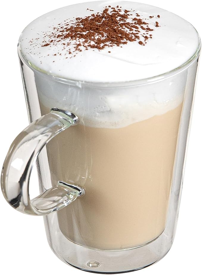 Restaurantware 5 oz Professional Glass Mug, 2 Pack