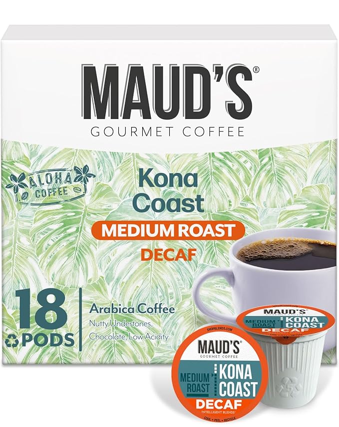 Maud’s Flavored Decaf Coffee Pods Variety Pack, 24ct