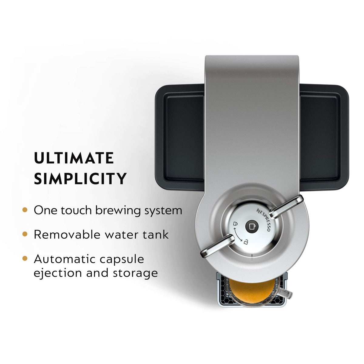 Nespresso Vertuo Coffee & Espresso Maker by De'Longhi, Silver