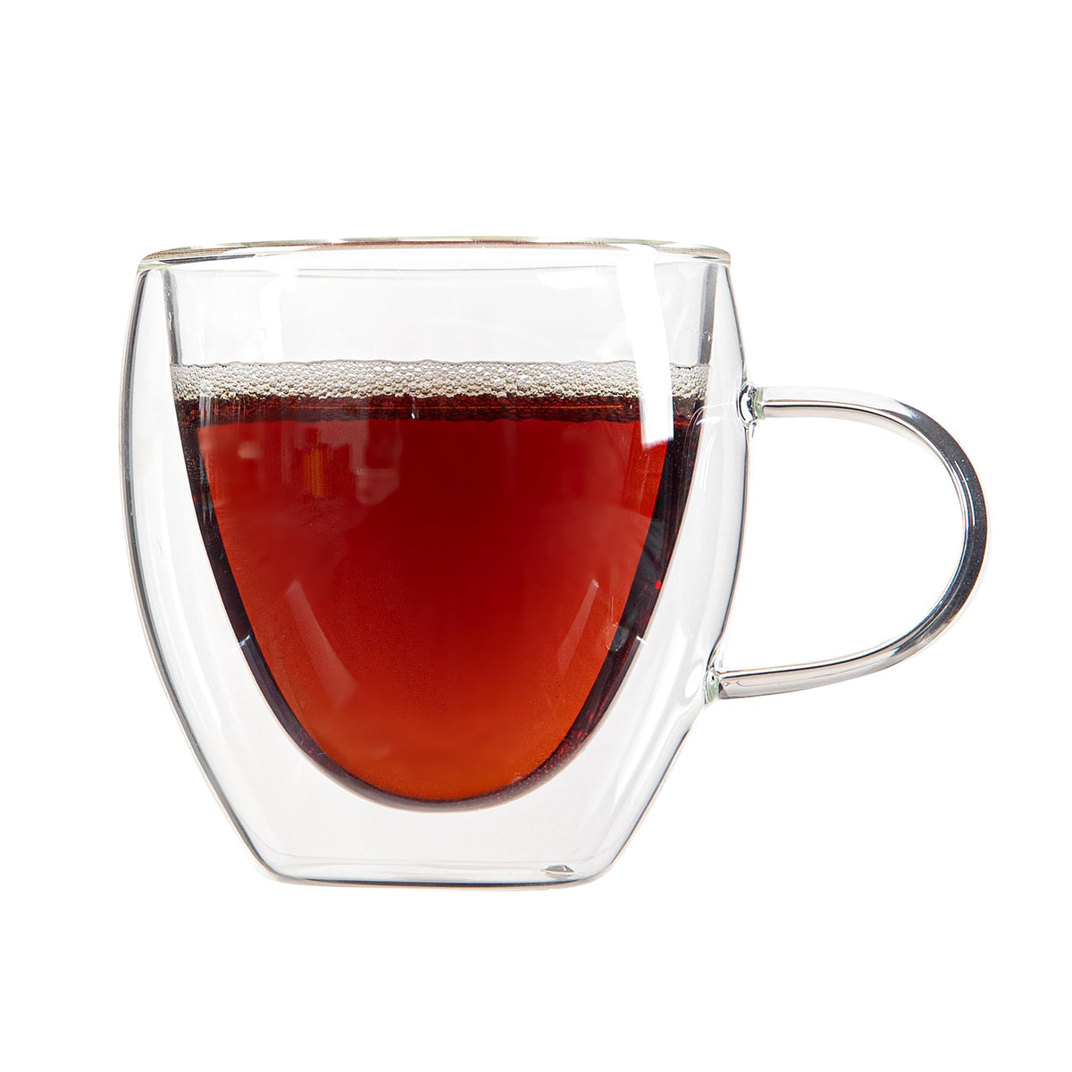 Restaurantware 5 oz Professional Glass Coffee Cup, 2 Pack