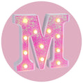 Foaky LED Letter Lights Sign Marquee Light Up Letters Sign for Night Light Wedding/Birthday Party Battery Powered Christmas Lamp Home Bar Decoration(M)
