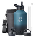 BUZIO Half Gallon Water Jug Insulated Stainless Steel (Cold for 48 Hrs)