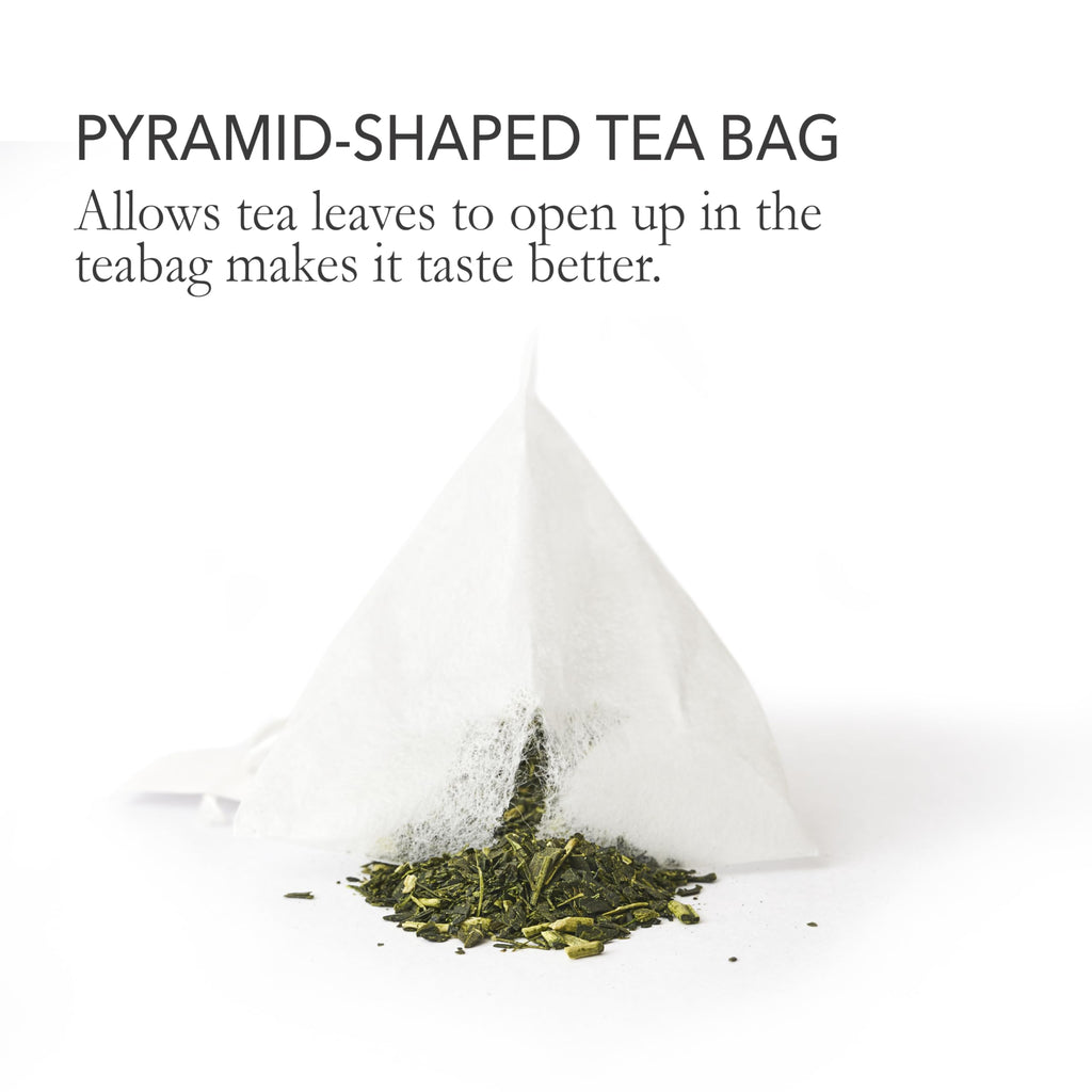 Japanese Green Tea Co. Aracha Gokuzyo Japanese Green Tea Bags – (Pack Of 50) Soilon Pyramid Tea Bags – Premium Loose-Leaf Green Tea, Rich Aroma & Flavor, Hot or Cold Brew