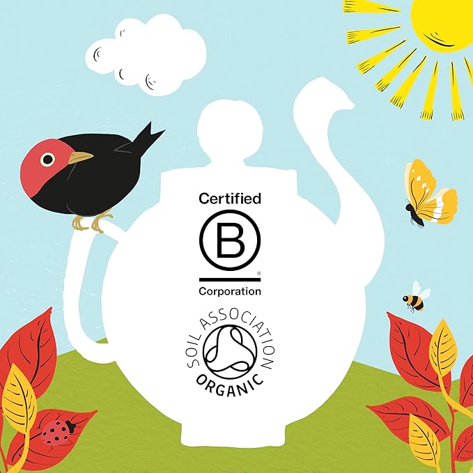 Clipper Tea Organic Fairtrade English Breakfast, Big Ben - USDA Organic, Non-GMO, Fair Trade, Sustainable Caffeinated Tea, 1 Pack, 20 Unbleached Tea Bags