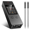 Smart Wireless Meat Thermometer, [2025 New ]，2 Upgraded Ultra-Thin Probe，No App＆Large HD Touch Screen，800FT Range，1000°F Heat Safe,IP67 Waterproof,Perfect for Kitchen, BBQ, Grill, Oven, Smoker