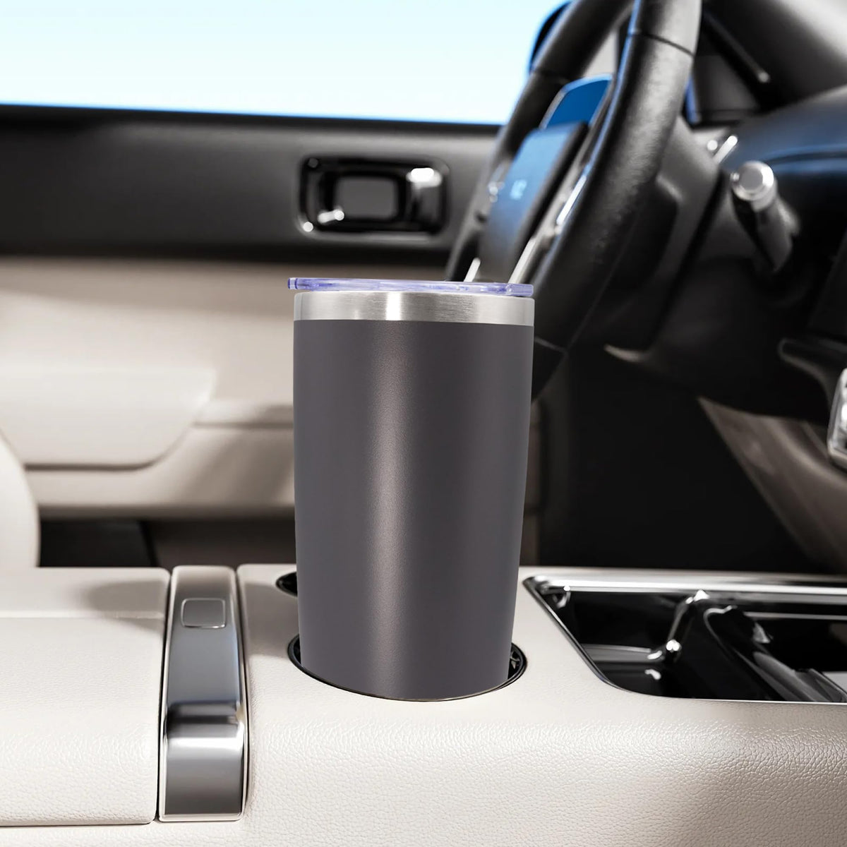 20oz Tumbler Stainless Steel Tumbler Coffee Tumbler with Lid White, 8P