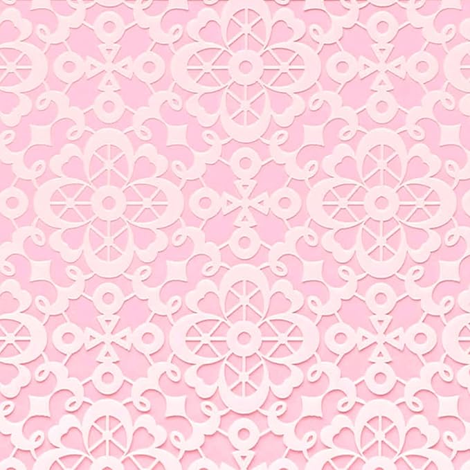 Cake Decorating Stencil for Tall Buttercream Cake, Royal Icing, Ganache, Paint, Airbrush (ALETTE)