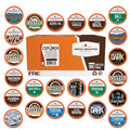Fresh Roasted Coffee, Explorer Variety Pack, K-Cup Compatible, 96 Pods