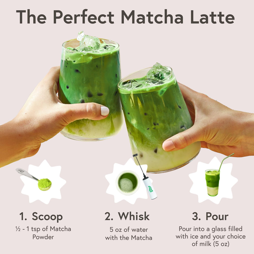 Matchabar Matcha Powder (30g) Ceremonial Japanese Matcha Latte, Vegan