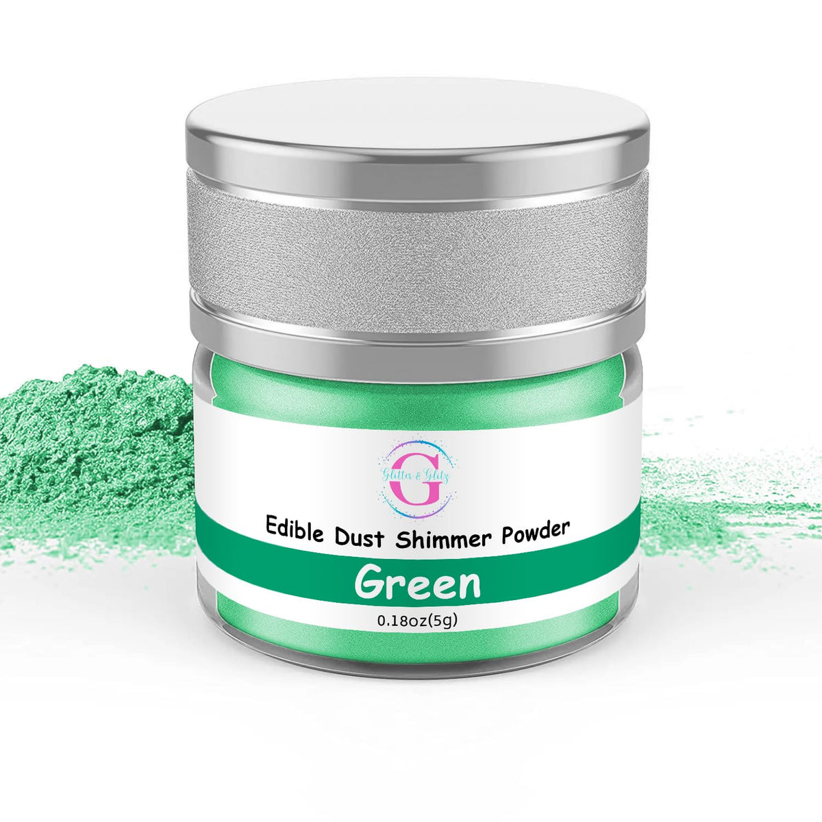 Glitter & Glitz Edible Glitter for Drinks - Premium Drink Glitter Edible Dust for Cocktails, Baking, Brew, Champagne - Luster Dust and Cocktail Glitter - Edible Glitter for Drinks Decoration (Teal, 5Grams)