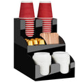 Coffee Cup Holder, 2-Tier Cup and Lid Organizer fits 5 to 16oz Paper Cups