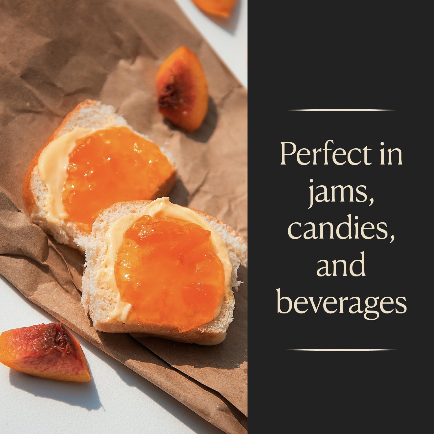Cook's Peach Flavoring for Baking, Ice Cream & Jam, 32 oz
