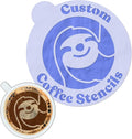 Stencil Stop Custom Coffee Stencil - Customizable for Business Logos, Faces, Images - 14 Mil Mylar Plastic (2.5 x 2.5 inches - 5 Pack)