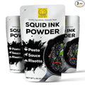 Black Hut Cuttlefish Squid Ink Powder, Perfect for Festive Baking & Cooking, Ideal for Rice, Noodles, Pasta, Spaghetti, Risotto, Tinta de Sepia, Halal Certified, Contains Molluscs, 1.76oz / 50g