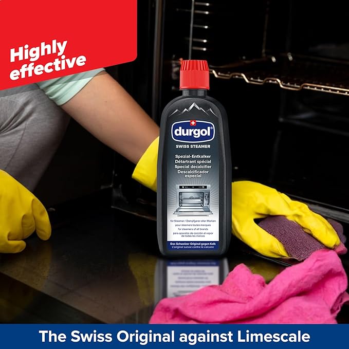 Durgol Swiss Steamer, Descaler and Decalcifier for All Brands of Steamer Ovens, 16.9 Fluid Ounces