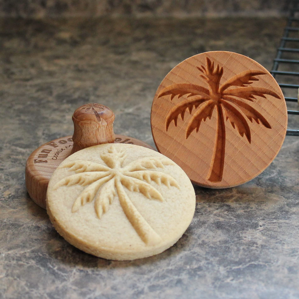 Fun Food Tools, Wood Cookie Stamp, 2.5 Inch (Chartres Cathedral CS-056)