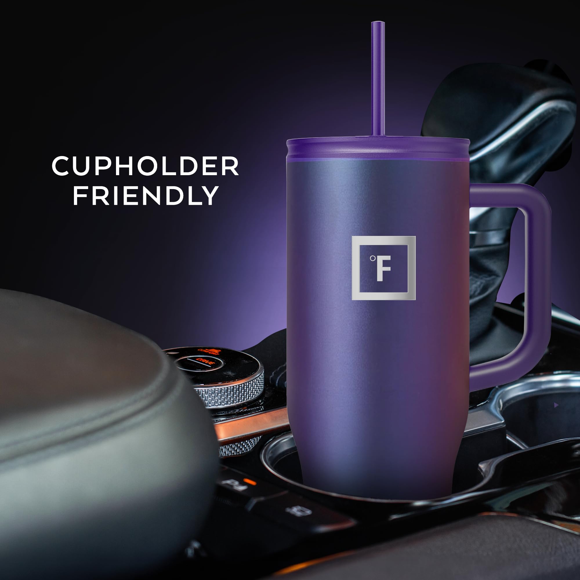 IRON °FLASK 40 oz Co-Pilot Insulated Travel Mug