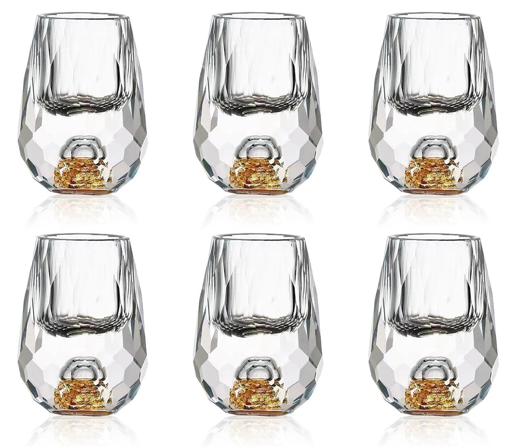 Soopiiso Crystal Glasses 0.5oz/15ml,shot glasses (6)