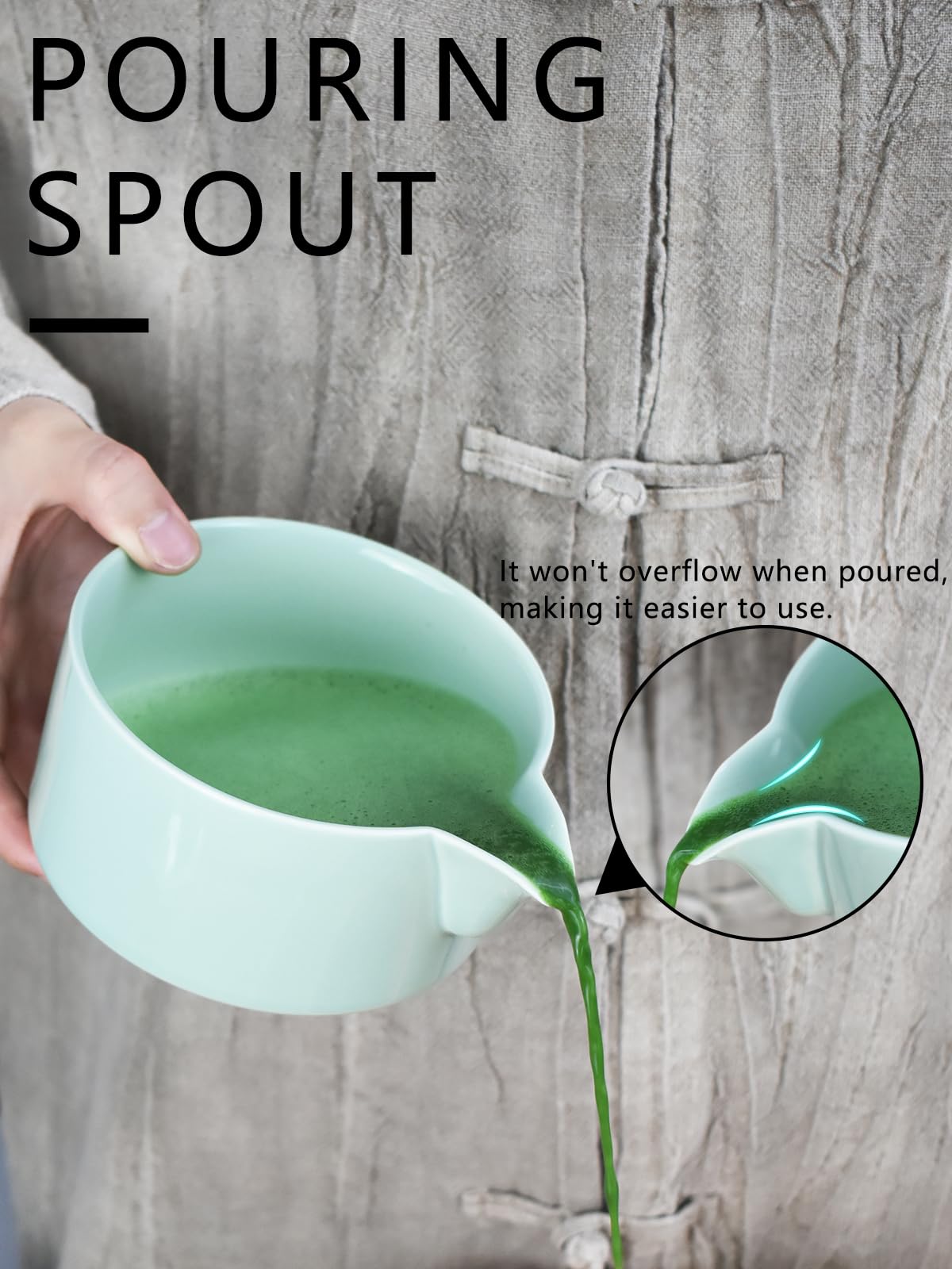 Artcome Premium Matcha Tool Set Green 1, 4 Pcs, Japanese Matcha Set with Bowl, Whisk, Holder, Scoop & Manual