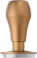 Normcore 58.5mm Spring Loaded Coffee Tamper V4.1 with Click Feedback, Flat Base Espresso Tamper Compatible with 58mm Portafilters, Bronze