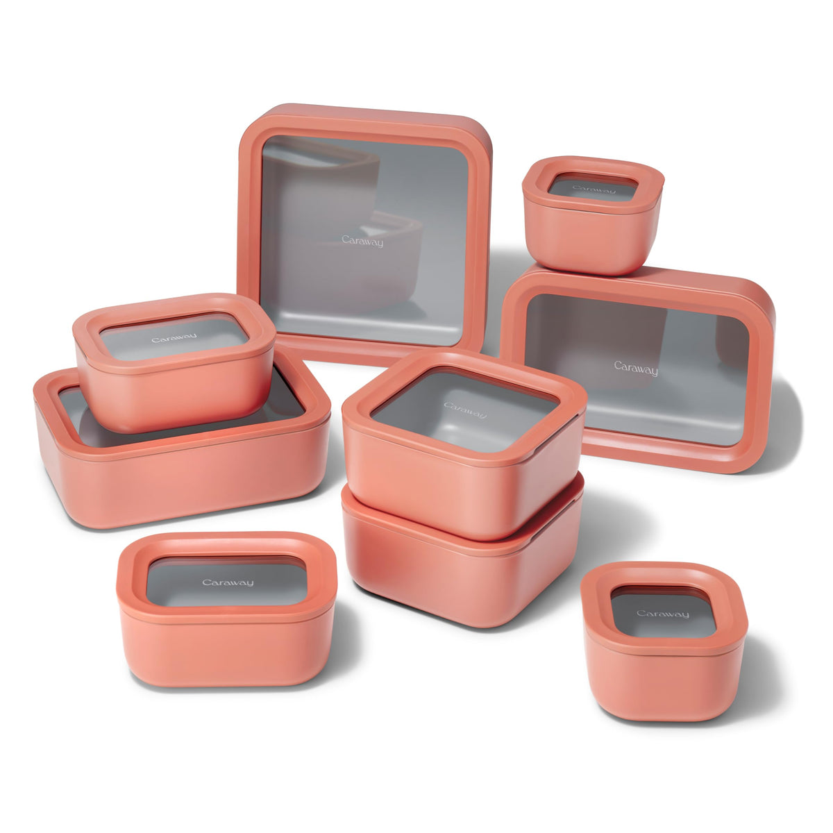 Caraway 13-Piece Glass Food Storage Container Set