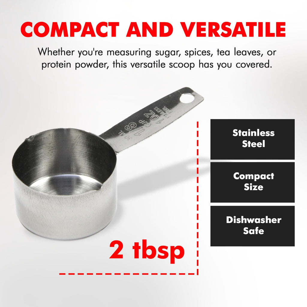 Chef Craft Select Coffee Measurer, 4 inch 2 tbsp, Stainless Steel