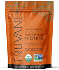 Truvani Organic Plant Based Protein Powder | Pumpkin Spice | 10 Servings